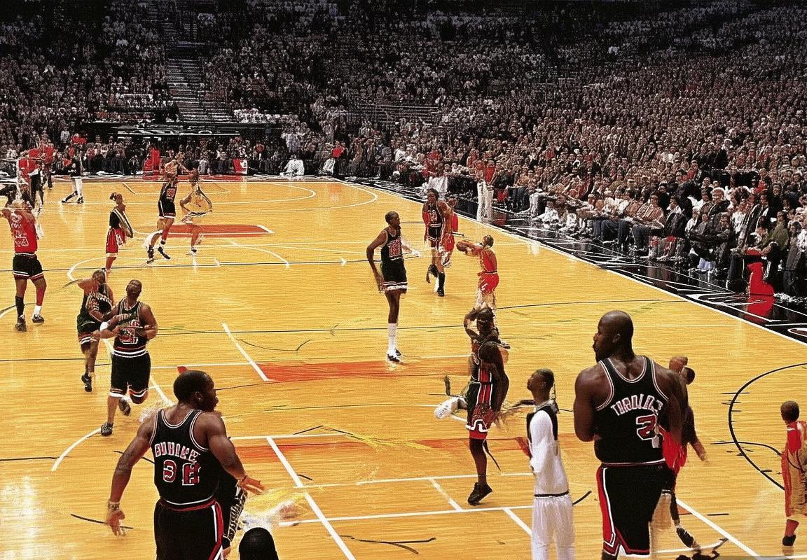 1997年NBA季后赛：公牛与热火巅峰对决解析(图3)